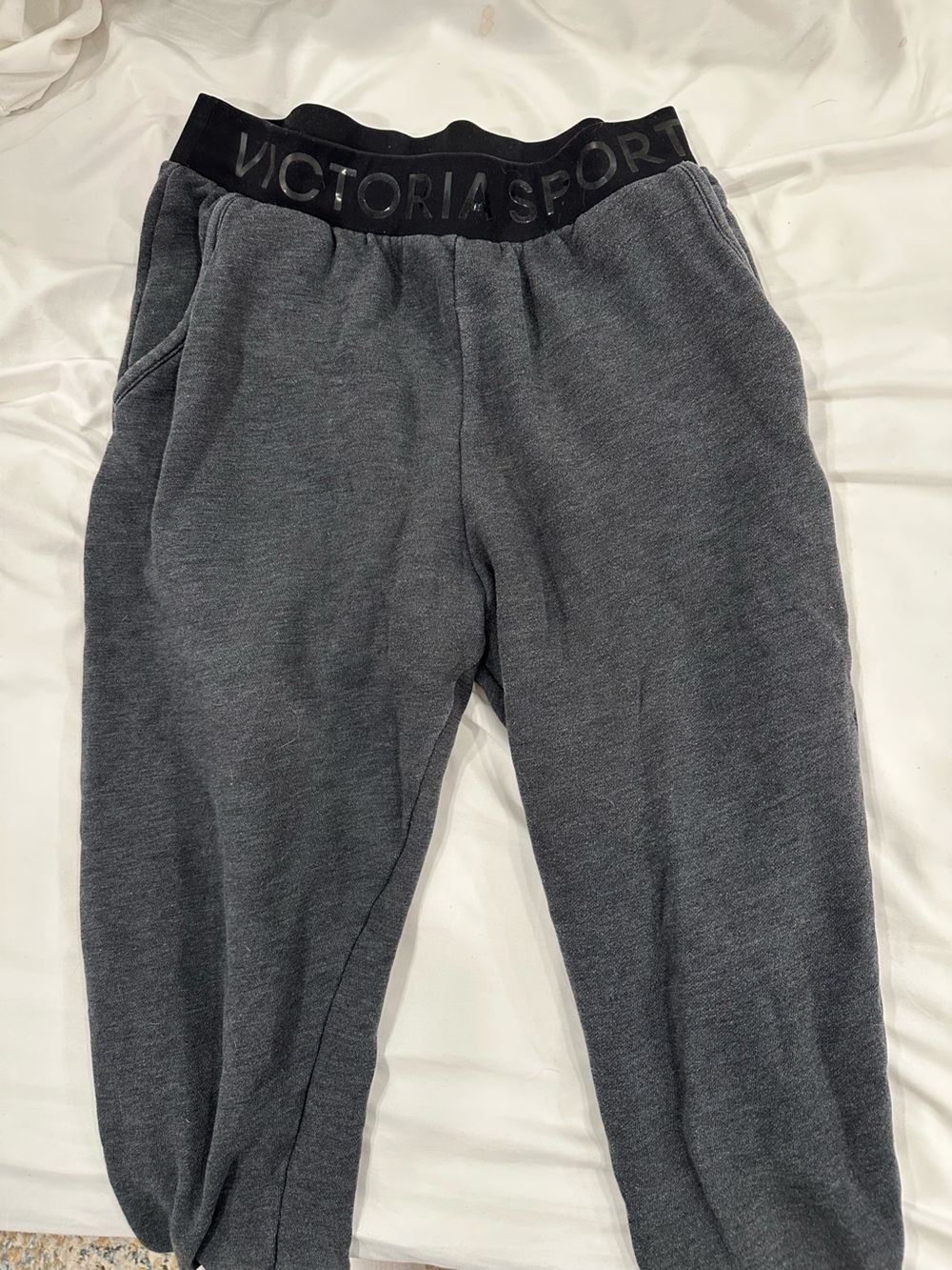 Victoria's Secret Black Women’s Sweatpants with Black Waistband